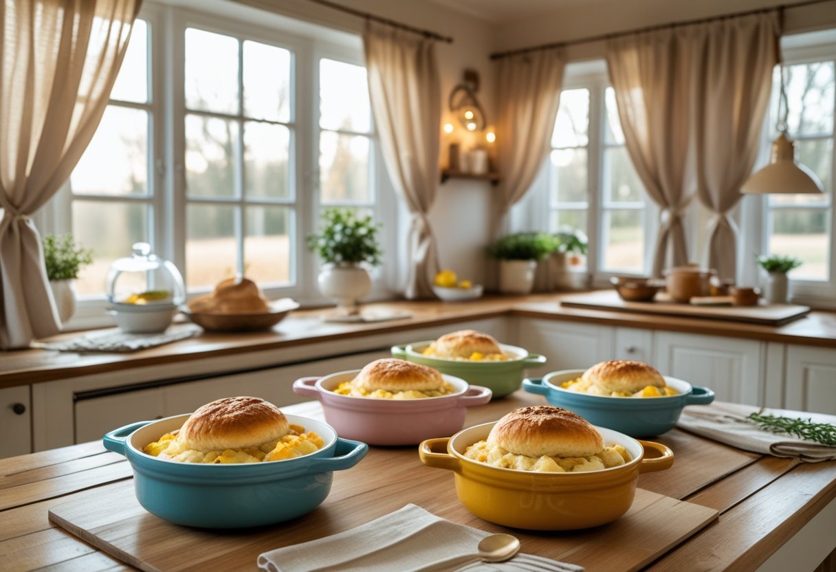 Sådan skaber du hygge i køkkenet med ildfaste fade og køkkengardiner